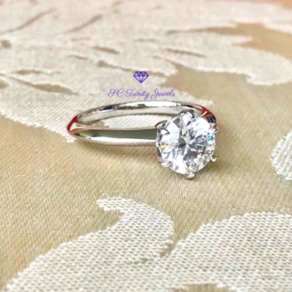 1.5 Carat Moissanite Ring